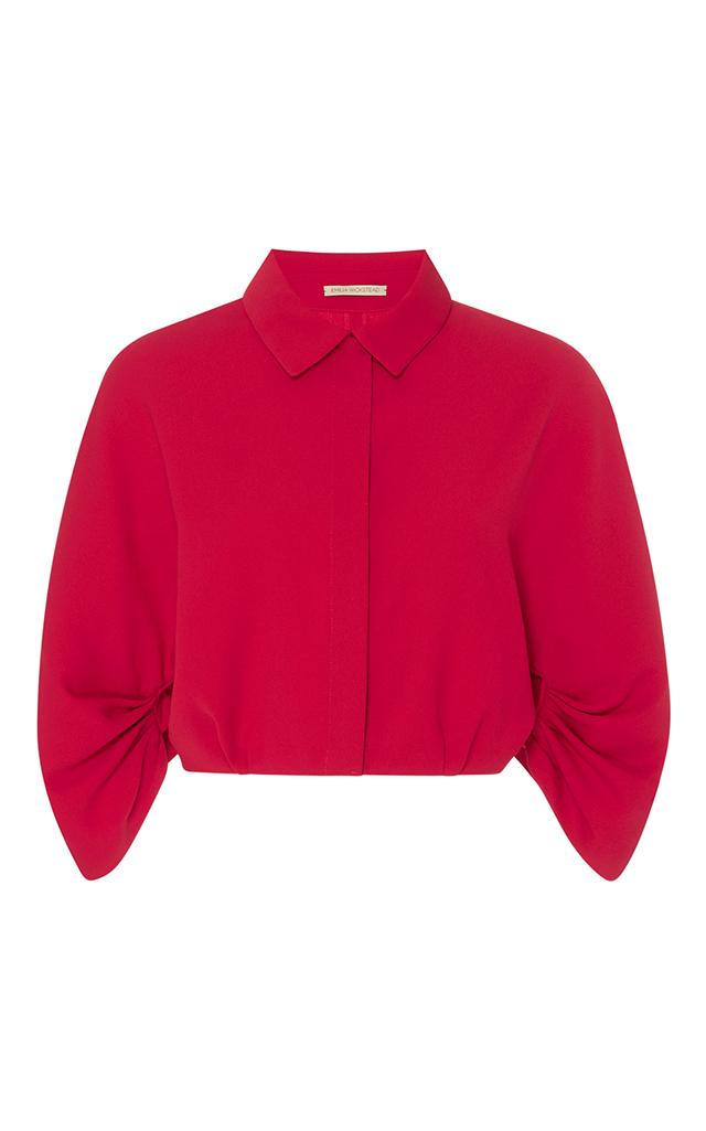 Emilia Wickstead The Exclusive Dana Ruffle Sleeve Shirt