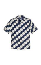 Blue Blue Japan Bassen Linen Dot Shirt