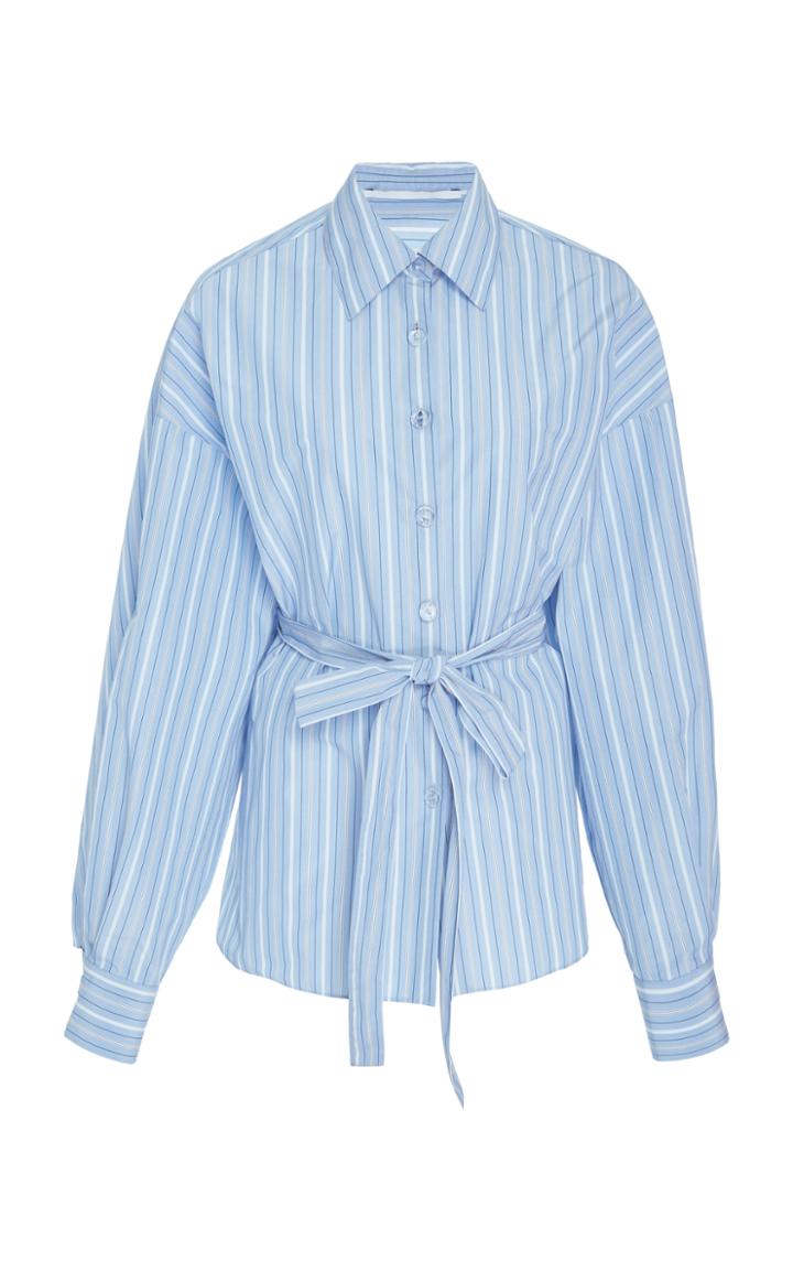Rosetta Getty Striped Cape Back Shirt