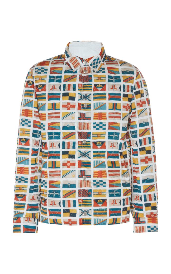 Lanvin Reversible Printed Stretch-cotton Jacket