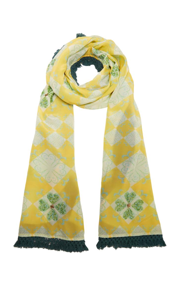 Verandah Hand Beaded Scarf