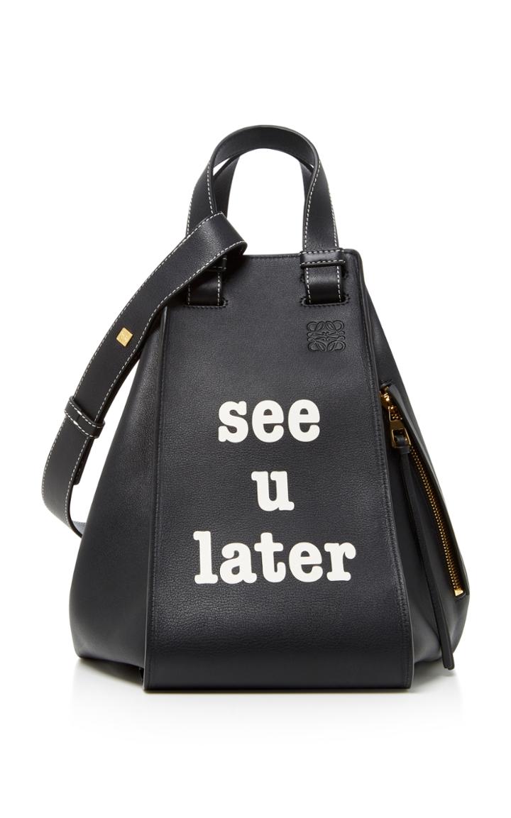 Loewe Hammock See You Later Leather Tote