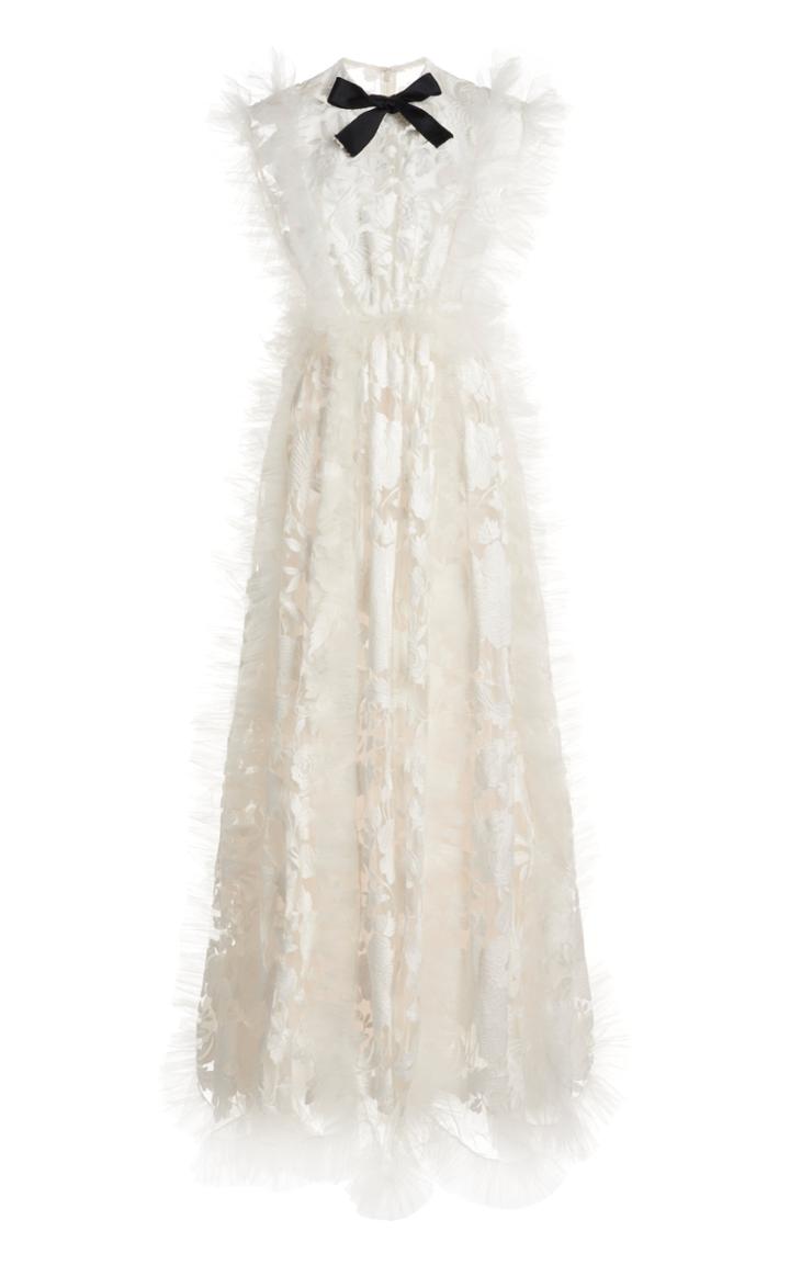Moda Operandi Giambattista Valli Frilled Chiffon Dress