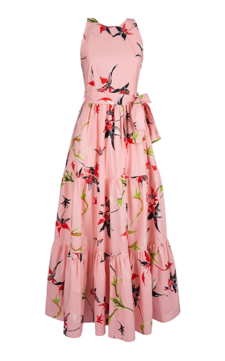 La Doublej Pellicano Americano Cotton Maxi Dress