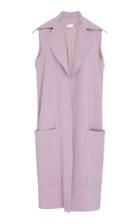 Christian Siriano Textured Crepe Vest