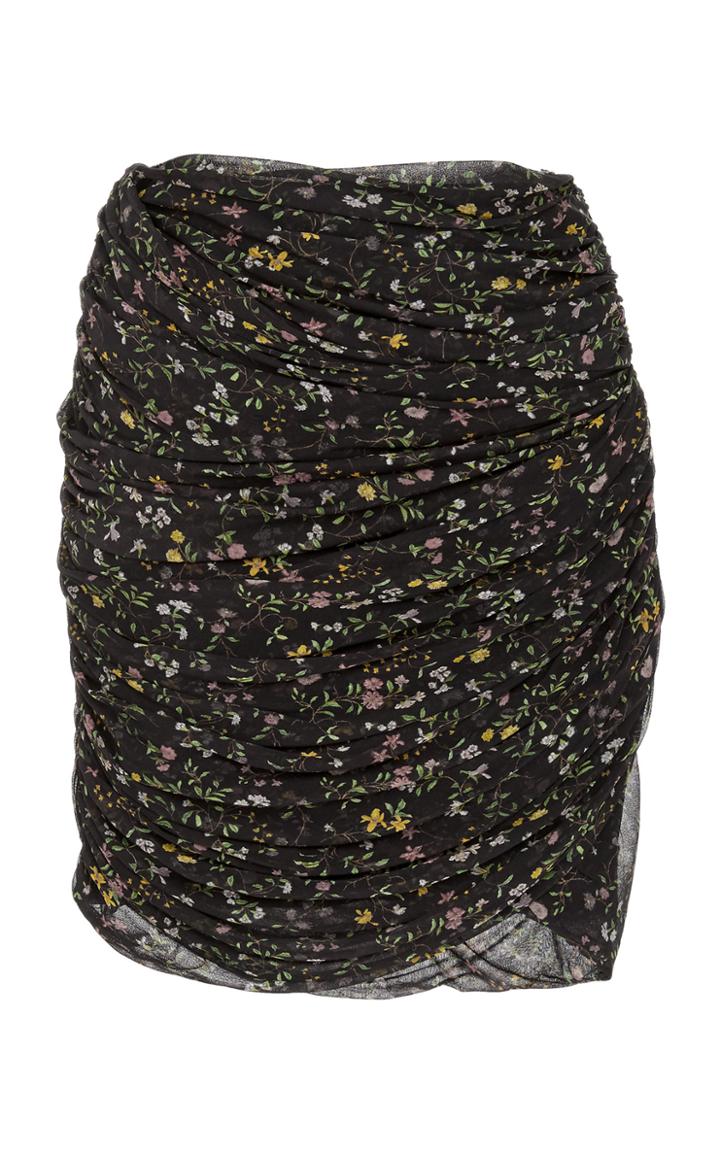 Altuzarra Numan Ruched Crepe Mini Skirt