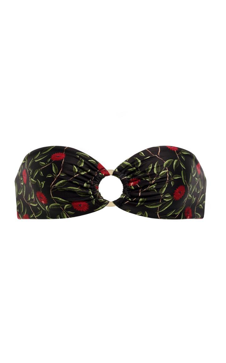 Moda Operandi Agua By Agua Bendita Oregano Hedera-print Bandeau Bikini Top