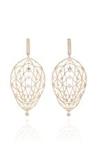 Hueb Gold And Diamond Teardrop Earrings