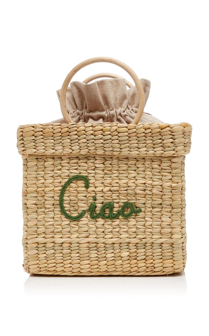 Poolside Ciao Capri Lori Straw Tote
