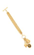 Ben-amun 24k Gold-plated Charm Bracelet