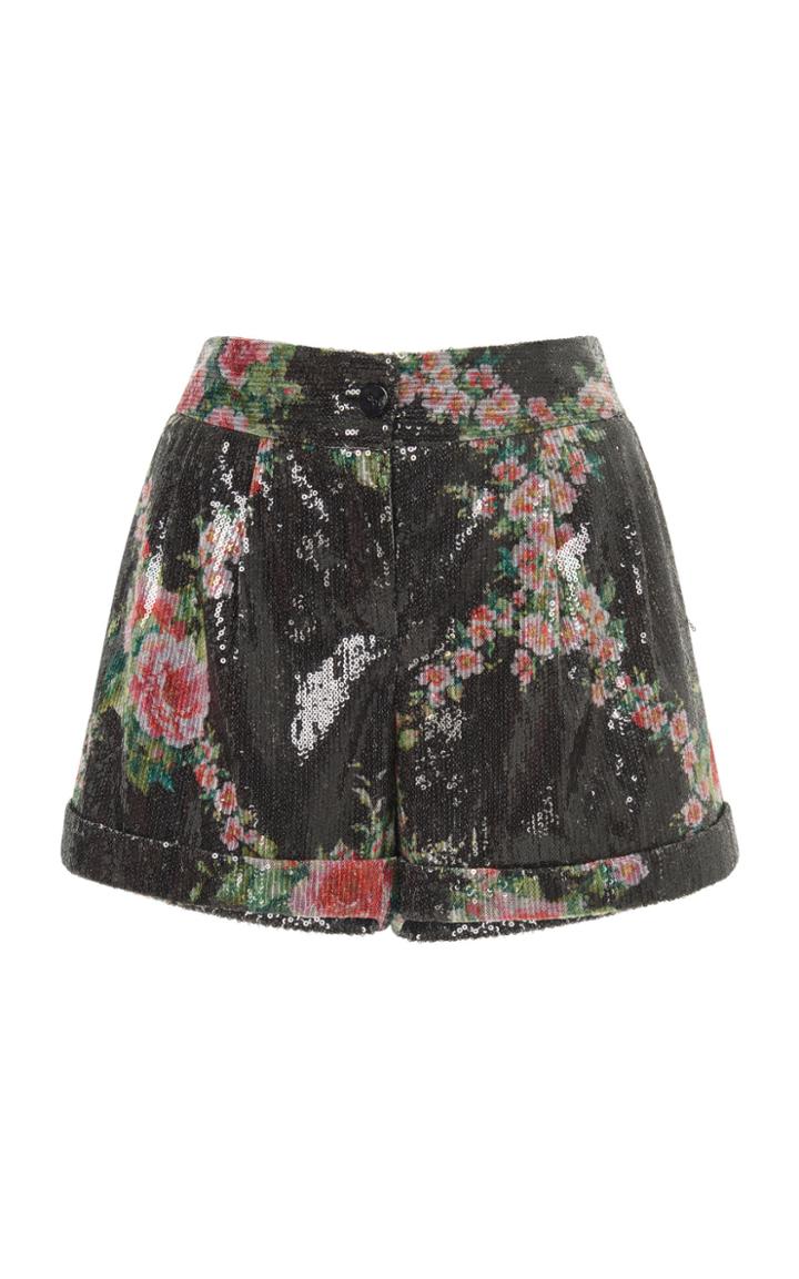 Blumarine Printed Paillette Short