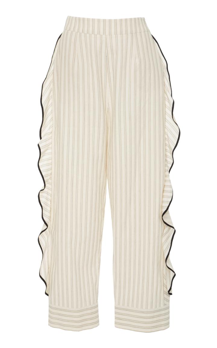Lug Von Siga Cotton Side Ruffle Pant