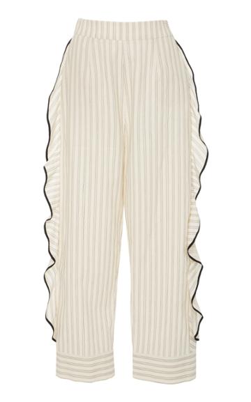 Lug Von Siga Cotton Side Ruffle Pant