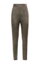 Genny High Waisted Metallic Trousers