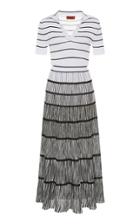 Missoni Striped Ombr Ribbed-knit Dress
