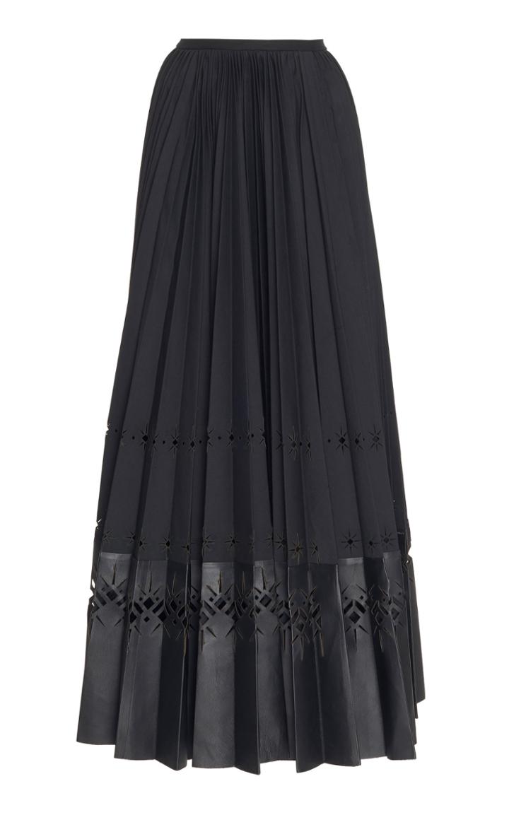 Haider Ackermann Pliss Laser-cut Skirt