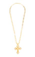 Sylvia Toledano Croix Gold-plated And Pearl Necklace