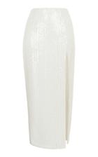Rasario Mid Rise Sequin Skirt