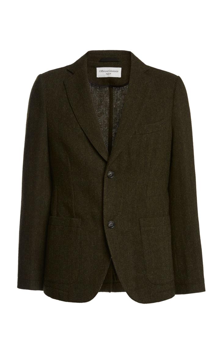 Moda Operandi Officine Gnrale Lightest Herringbone Jacket