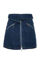 Adam Selman Foldover Mini Skirt