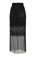 Dolce & Gabbana Midi Lace Embroidered Skirt