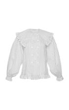 Philosophy Di Lorenzo Serafini Striped Muslin Blouse