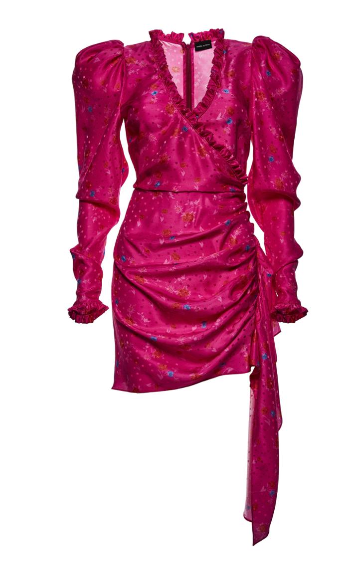 Magda Butrym Carlton Printed Silk Dress