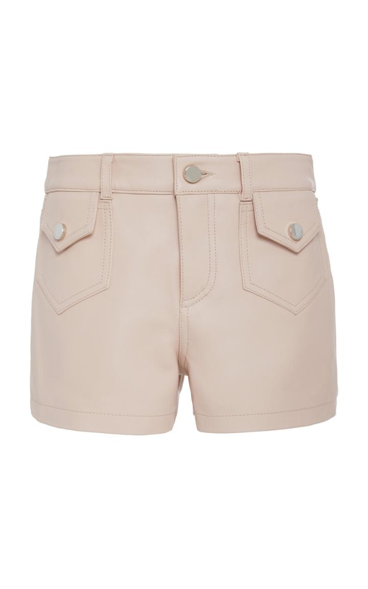 Red Valentino Leather Shorts