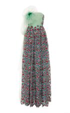 Delpozo Embroidered Gown