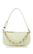 By Far Rachel Mini Embellished Lizard-effect Leather Shoulder Bag