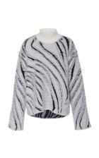 3.1 Phillip Lim Zebra-fringe Turtleneck Sweater