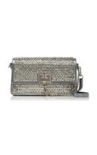 Givenchy Mirrored Crystal-embellished Leather Shoulder Bag
