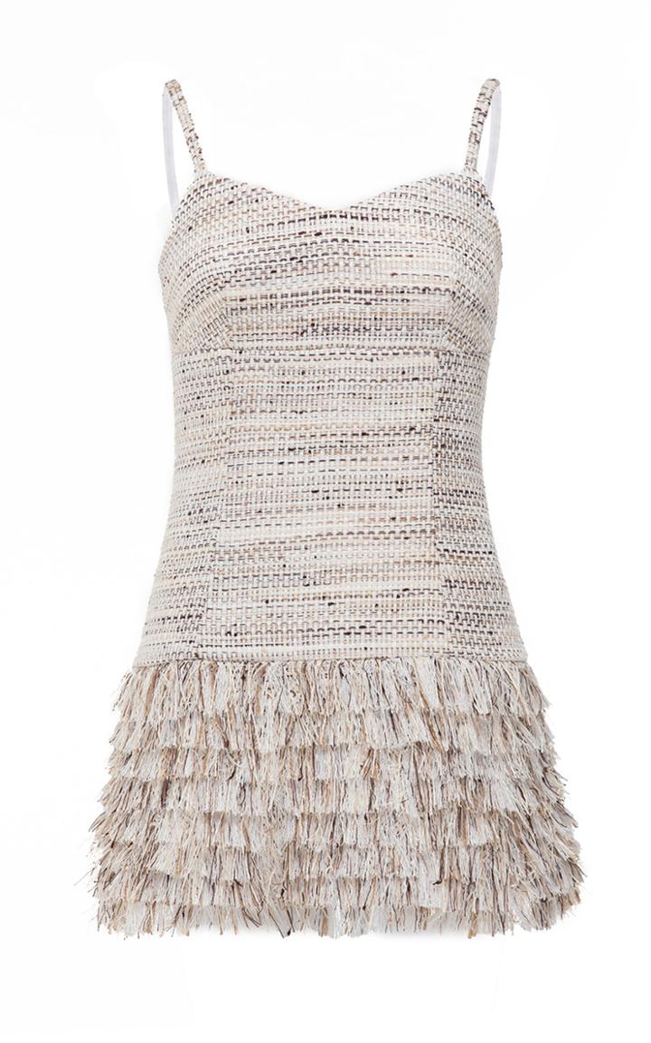 Moda Operandi Huishan Zhang Winona Fringed Tweed Top