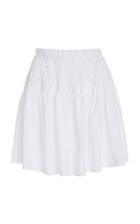 Merlette Eden Smocked Cotton Skirt