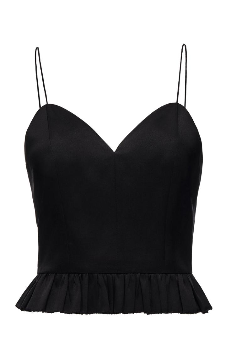 Magda Butrym Riga Silk Peplum Blouse