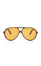 Victoria Beckham Aviator-style Tortoiseshell Acetate Sunglasses