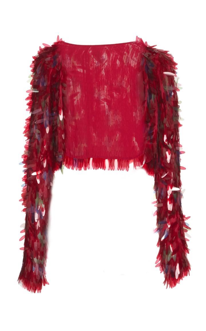 Altuzarra Scala Paillette-embroidered Silk Jacket