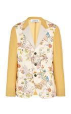 Lanvin Printed Notch Lapel Blazer