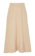 Co Alpacca Blend Flannel Midi Skirt
