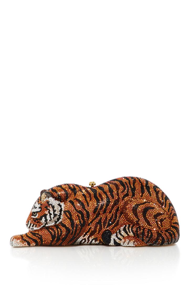 Judith Leiber Couture Sphere Khan Wildcat Clutch