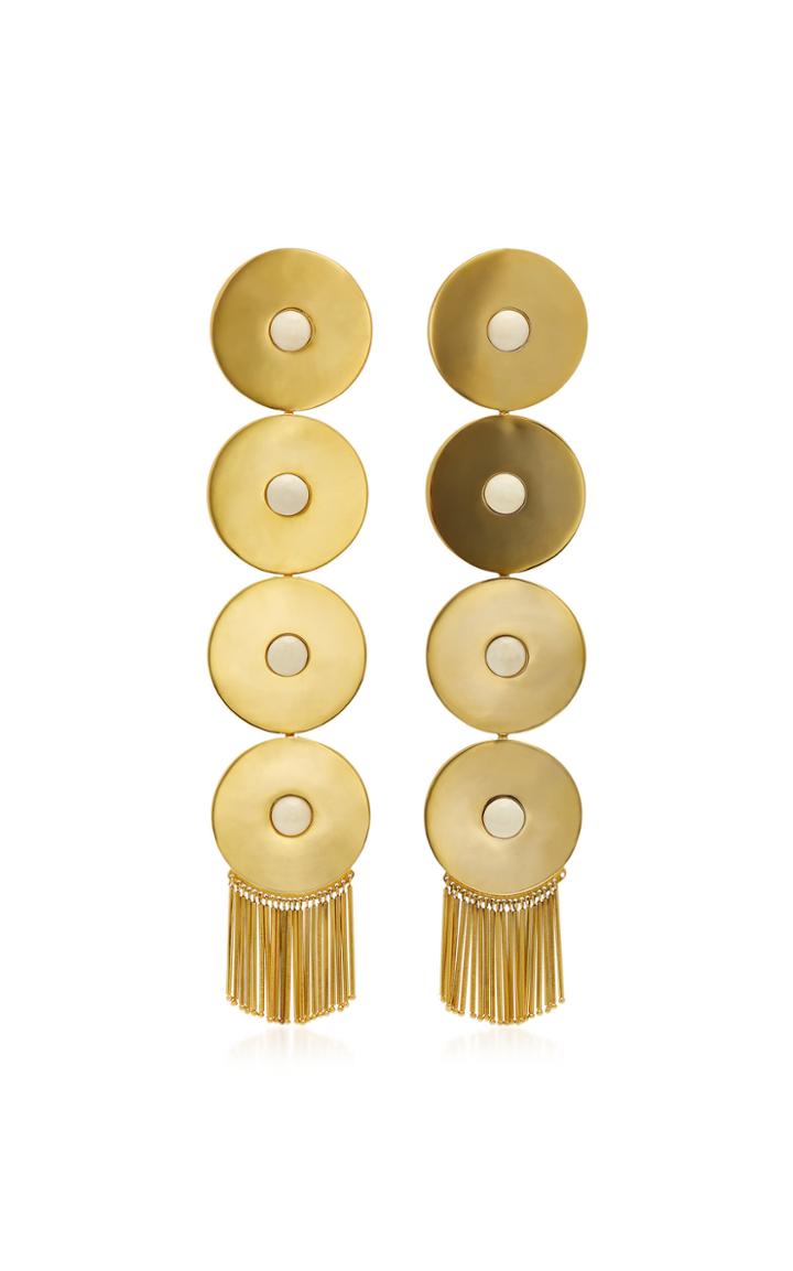 Monica Sordo Ica Gold-plated Drop Earrings