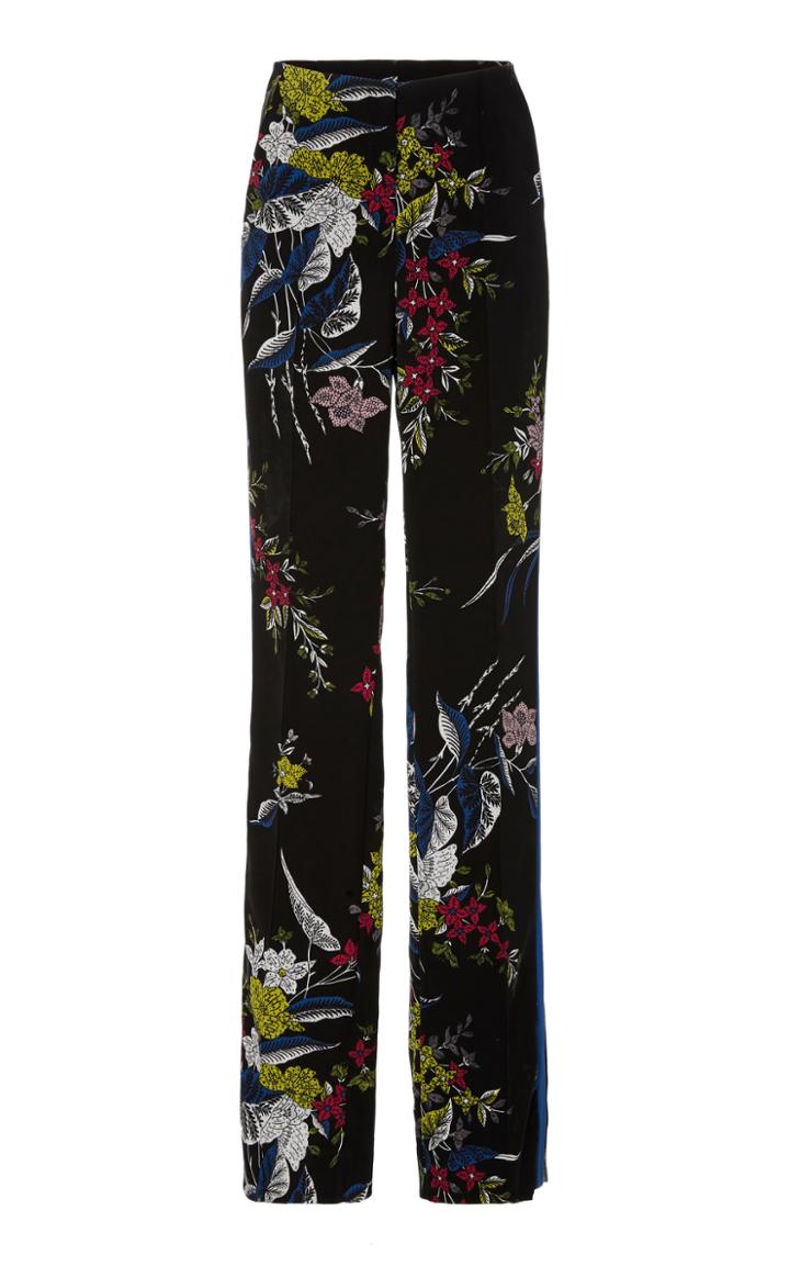 Diane Von Furstenberg Taperd Straight Leg Pant