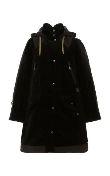 Bogner Sport Silvia Hooded Velvet Parka