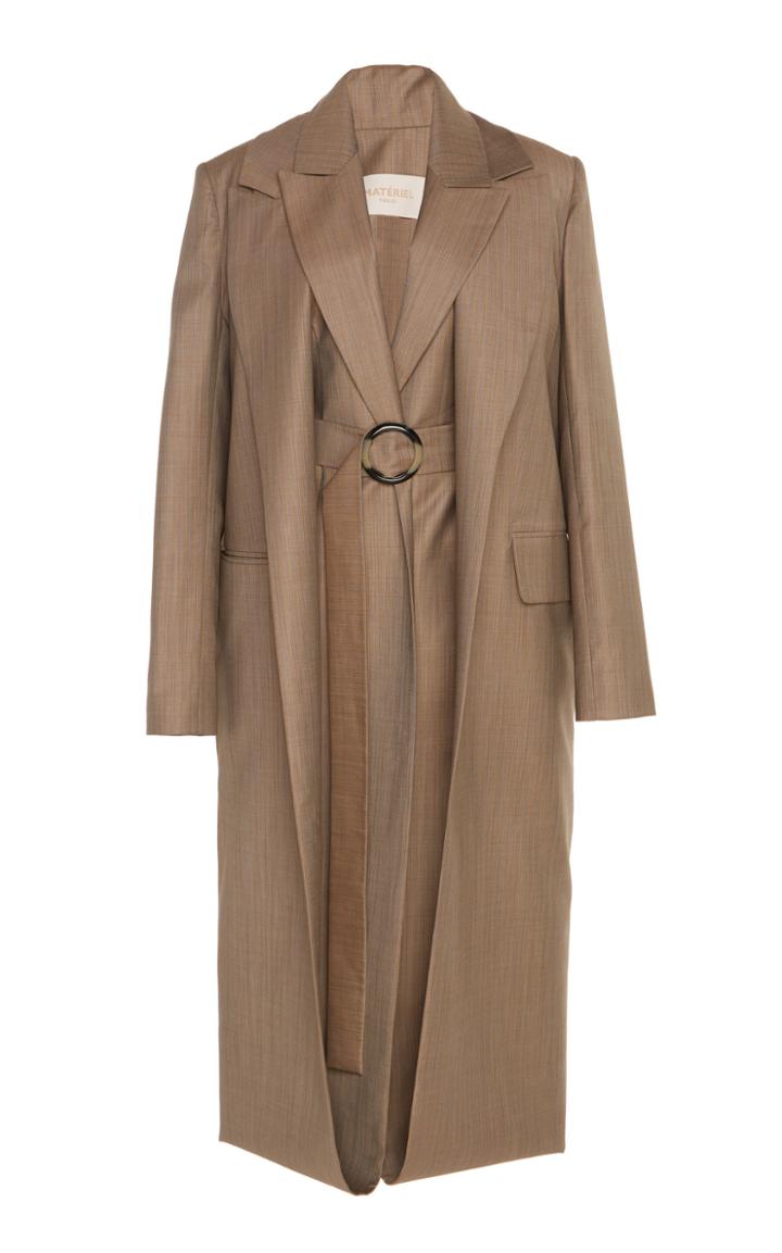 Matriel Double Layer Wool-blend Coat