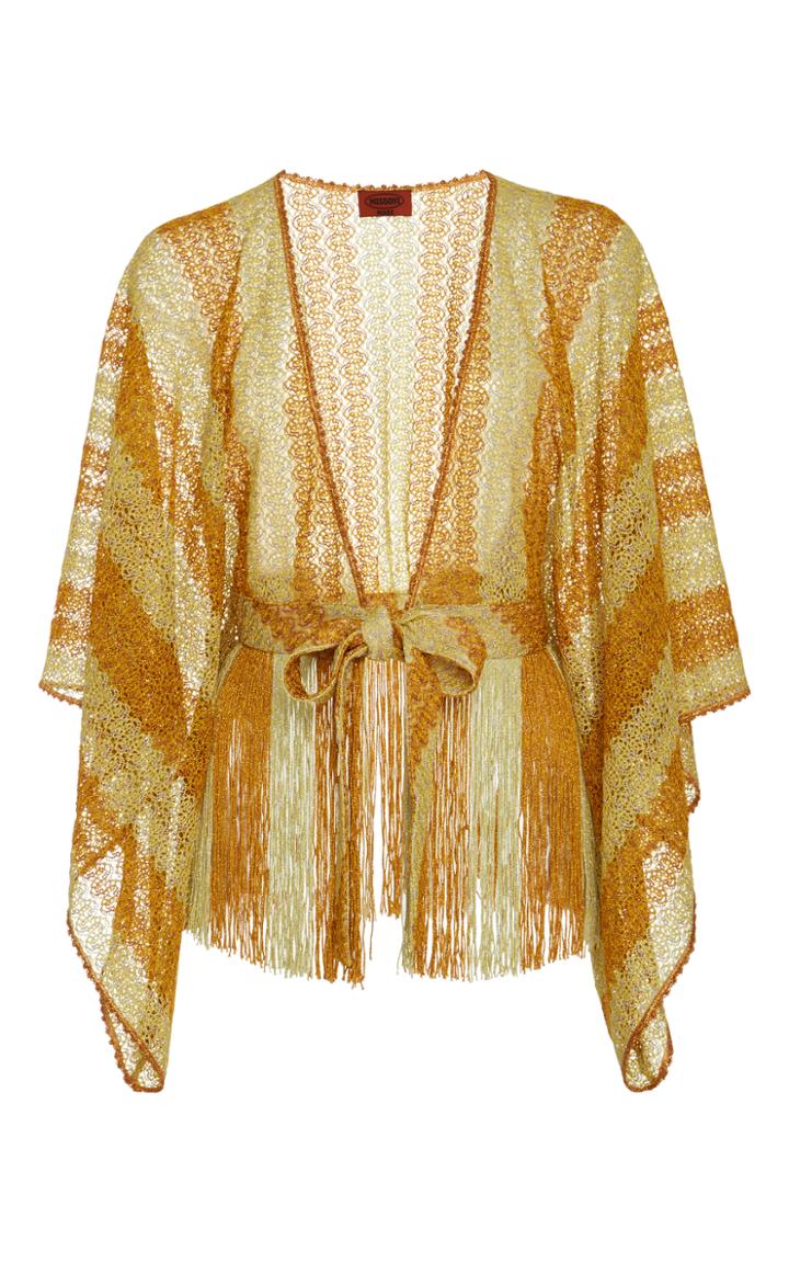 Missoni Mare Crochet-knit Cape