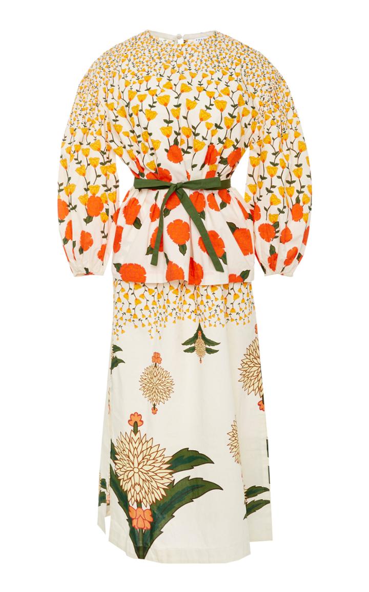 Rhode Resort Marli Floral Peplum Dress