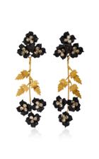 Jennifer Behr Madeline Gold-plated Swarovski Crystal Earrings