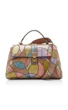 Bottega Veneta Medium Piazza Ayers Patchwork Top Handle Bag