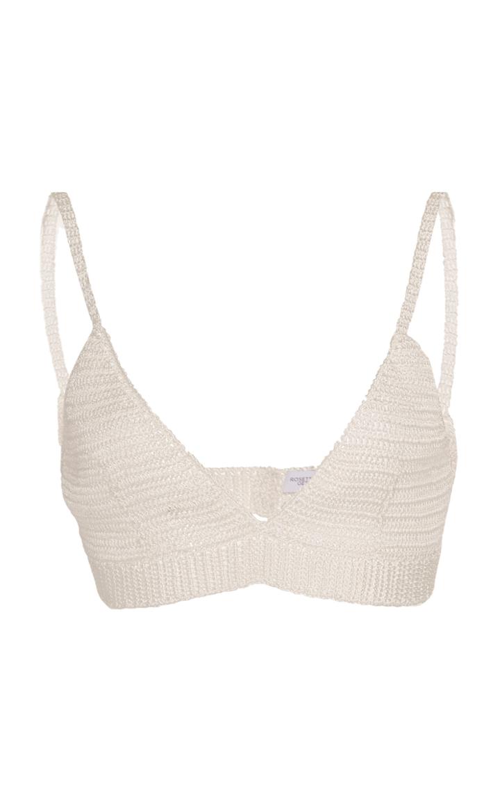 Rosetta Getty Knit Bralette Top