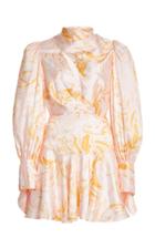 Moda Operandi Acler Coleman Printed Satin Mini Dress